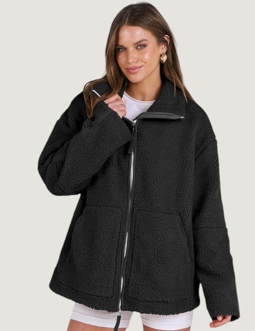 CAMILA | Teddyfleece-Jacke