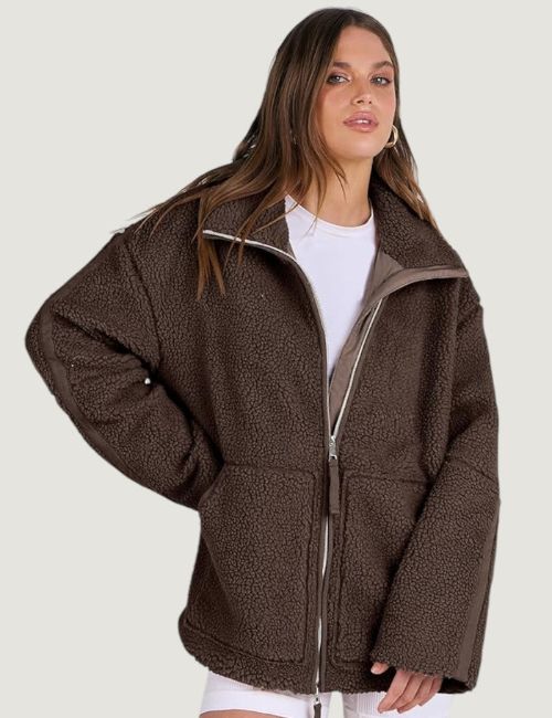 CAMILA | Teddyfleece-Jacke